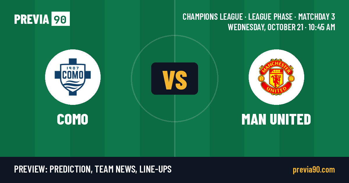 Como vs Manchester United