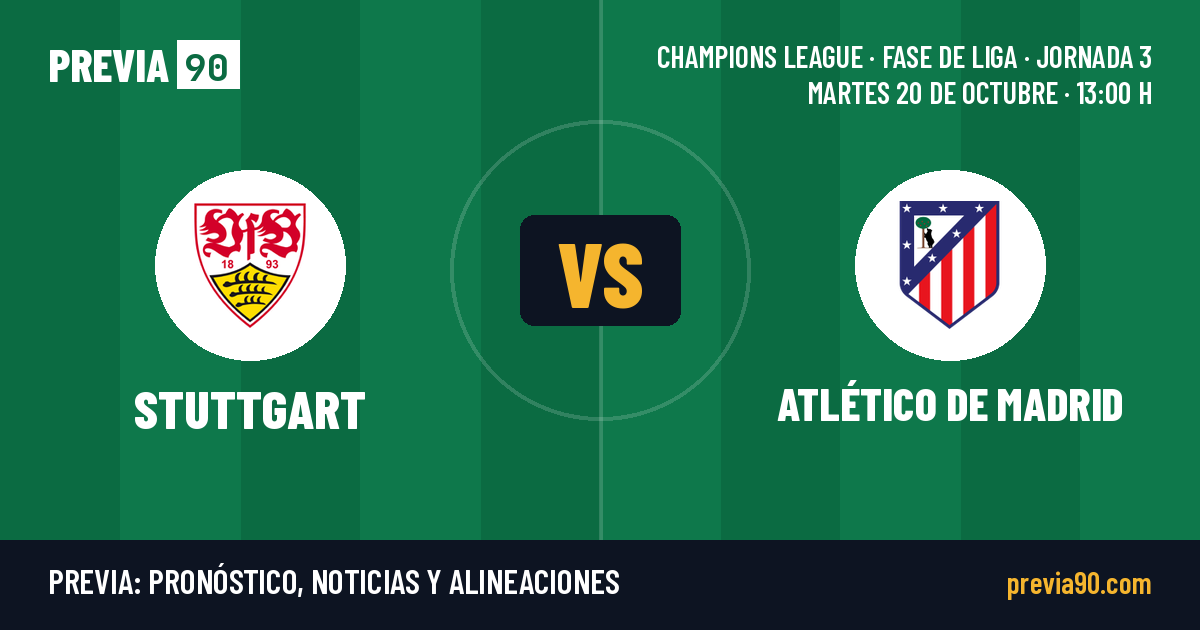 VfB Stuttgart vs Atletico Madrid